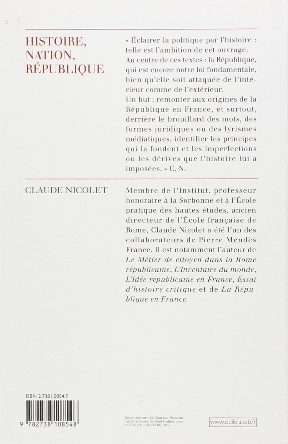 Histoire, Nation et République