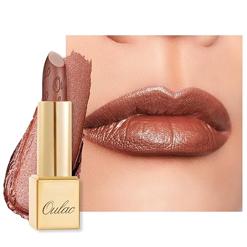 Miniatura 47 de Oulac Lipstick & Lipliner Set 3PCS High Impact Lipcolor with Moisturizing Formula, Vegan Beauty, Full-Coverage Lip Color, Gift Lipstick for Women