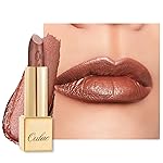 Oulac Glitter Lipstick for Women with Metallic 3D Shine Lightweight Hydrating Formula, High Impact Lip Color, Vegan Beauty, Sheer Coverage Lip Makeup, Christmas Gifts for Women, Me Time(24)