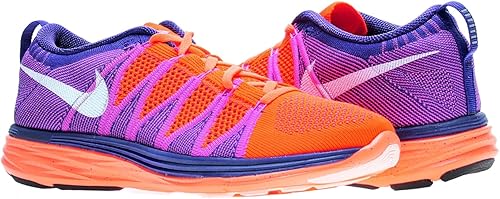 Amazon Co Jp ナイキ ウィメンズ フライニットルナ 2 Orange Purple 6658 815 23 ファッション