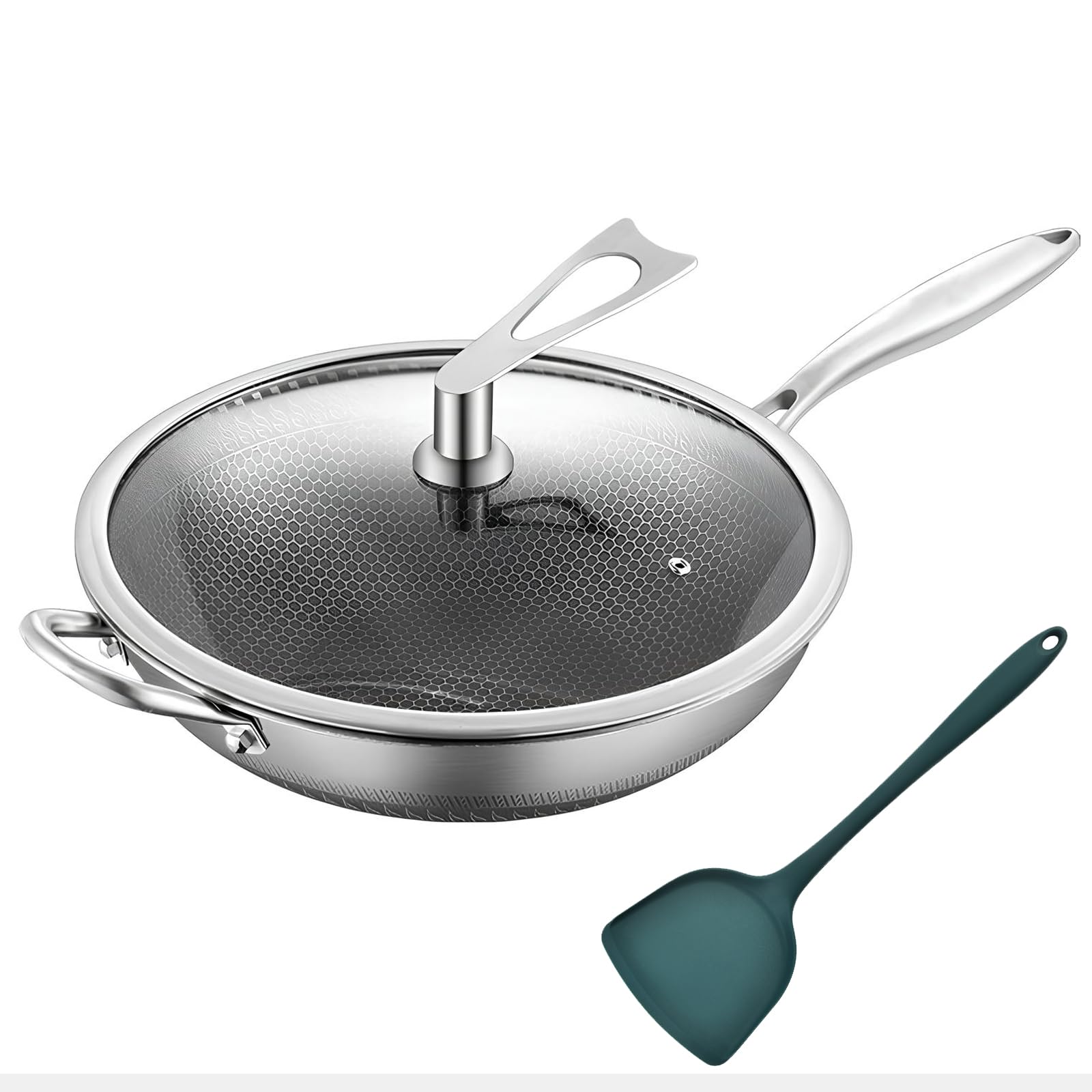 ノンスティックフライパン 中華鍋*6 Amazon｜フライパン セラミックノンスティック中華鍋、20CM多機能