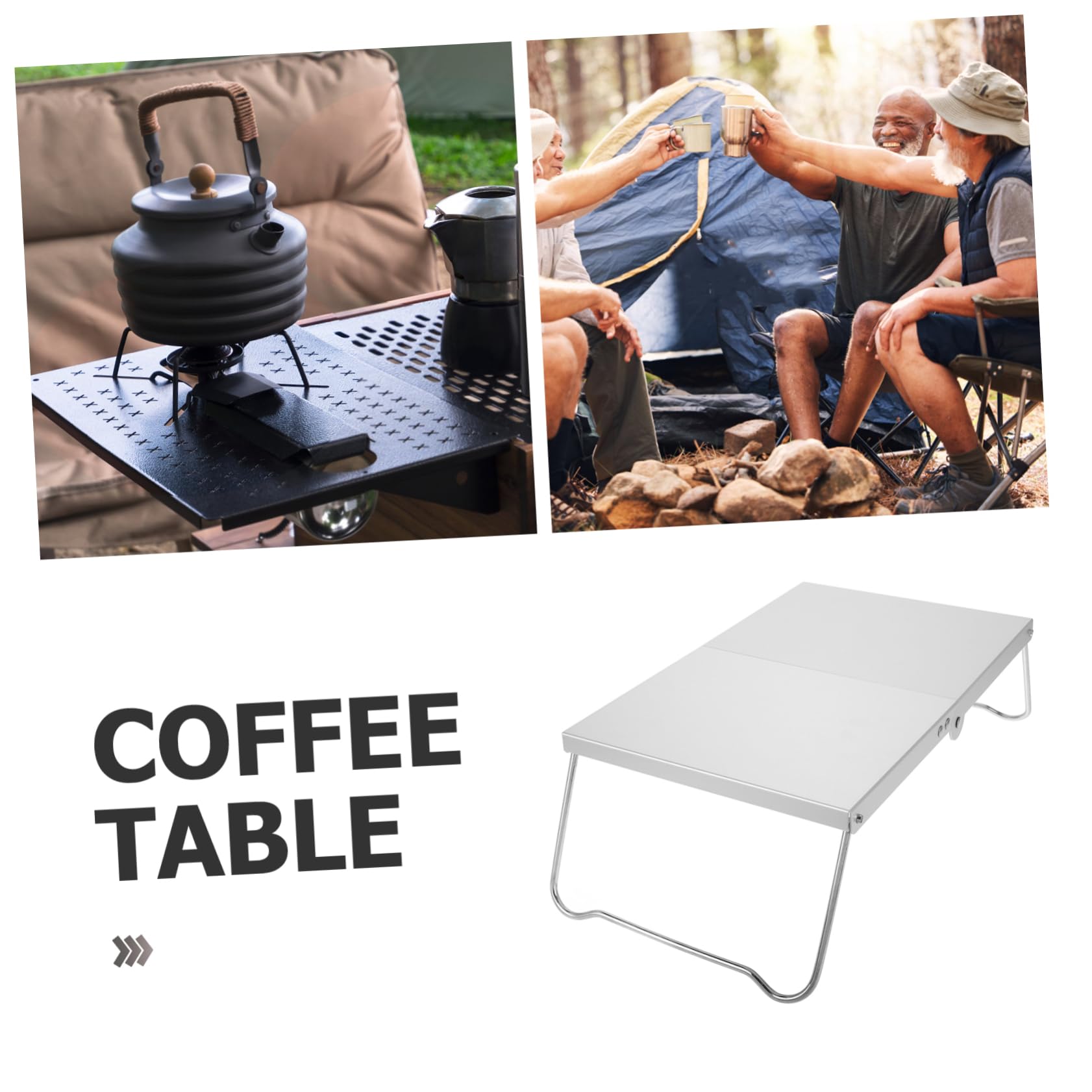 Toyvian Tavolo Mini per Attività Outdoor per Picnic e Barbecue Facile Trasportare e Riporre Tavolo Portatile per Spiaggia