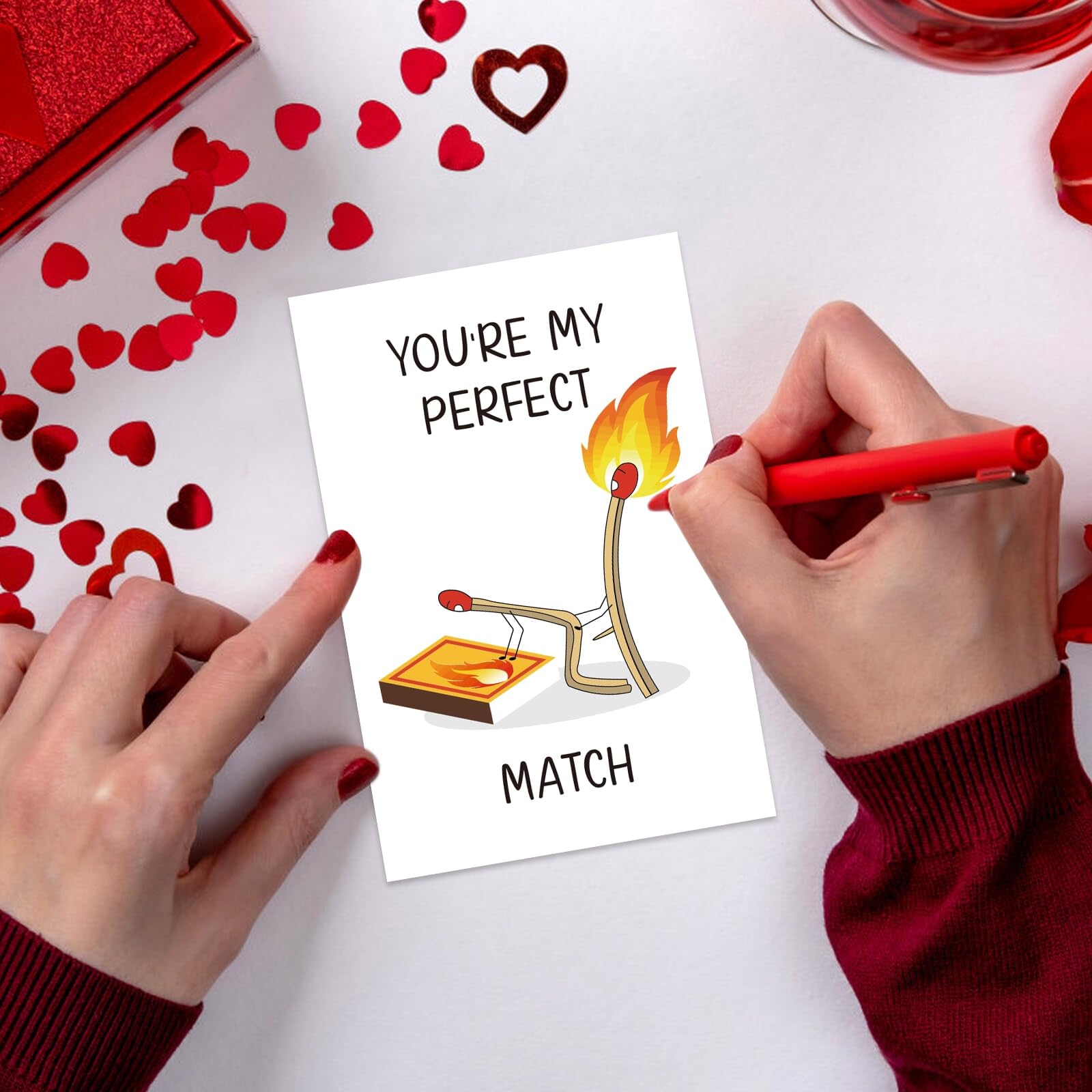 Lustige Valentinstagskarte Mit Taco-Design – Witziges Geschenk Für Ihn & Sie