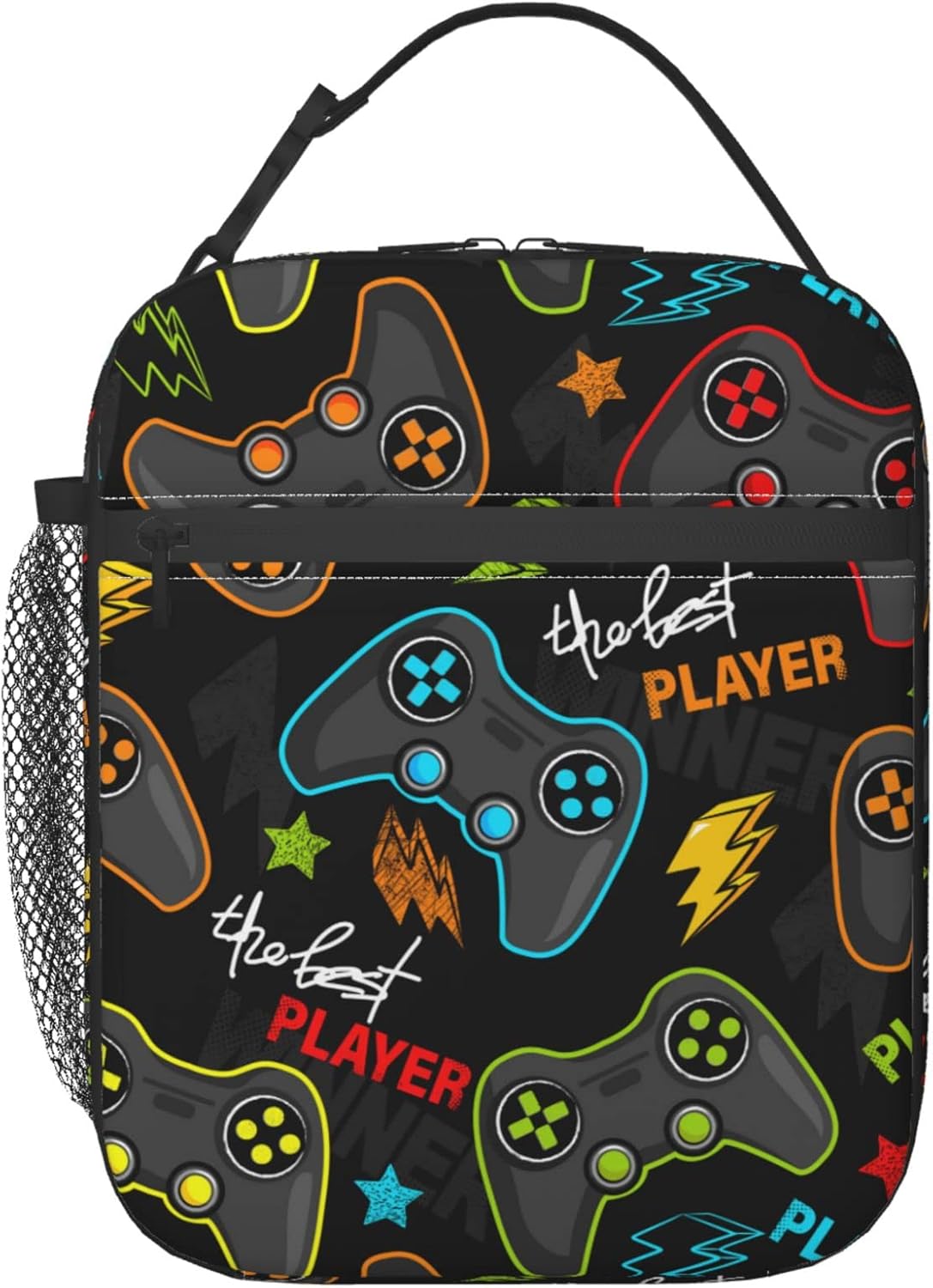 Amazon Fuabjpoi Video Game Controller Insulated Lunch Bag