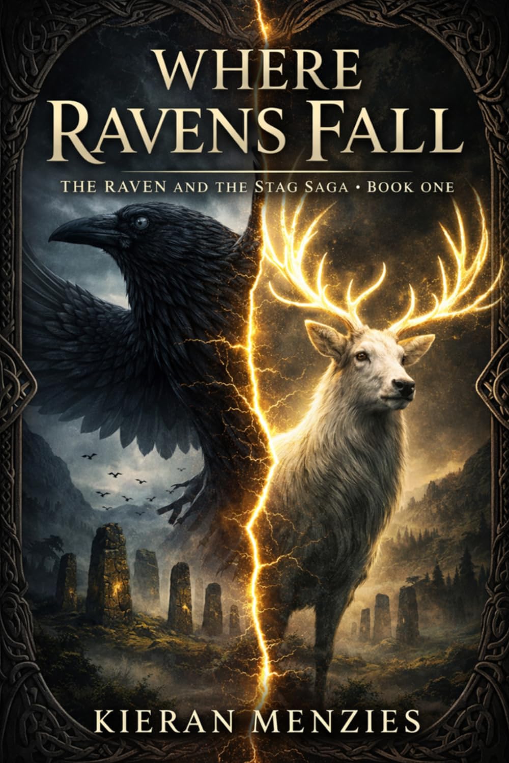 Where Ravens Fall: A Dark MM Fantasy of Prophecy and War (The Raven and The Stag Saga)