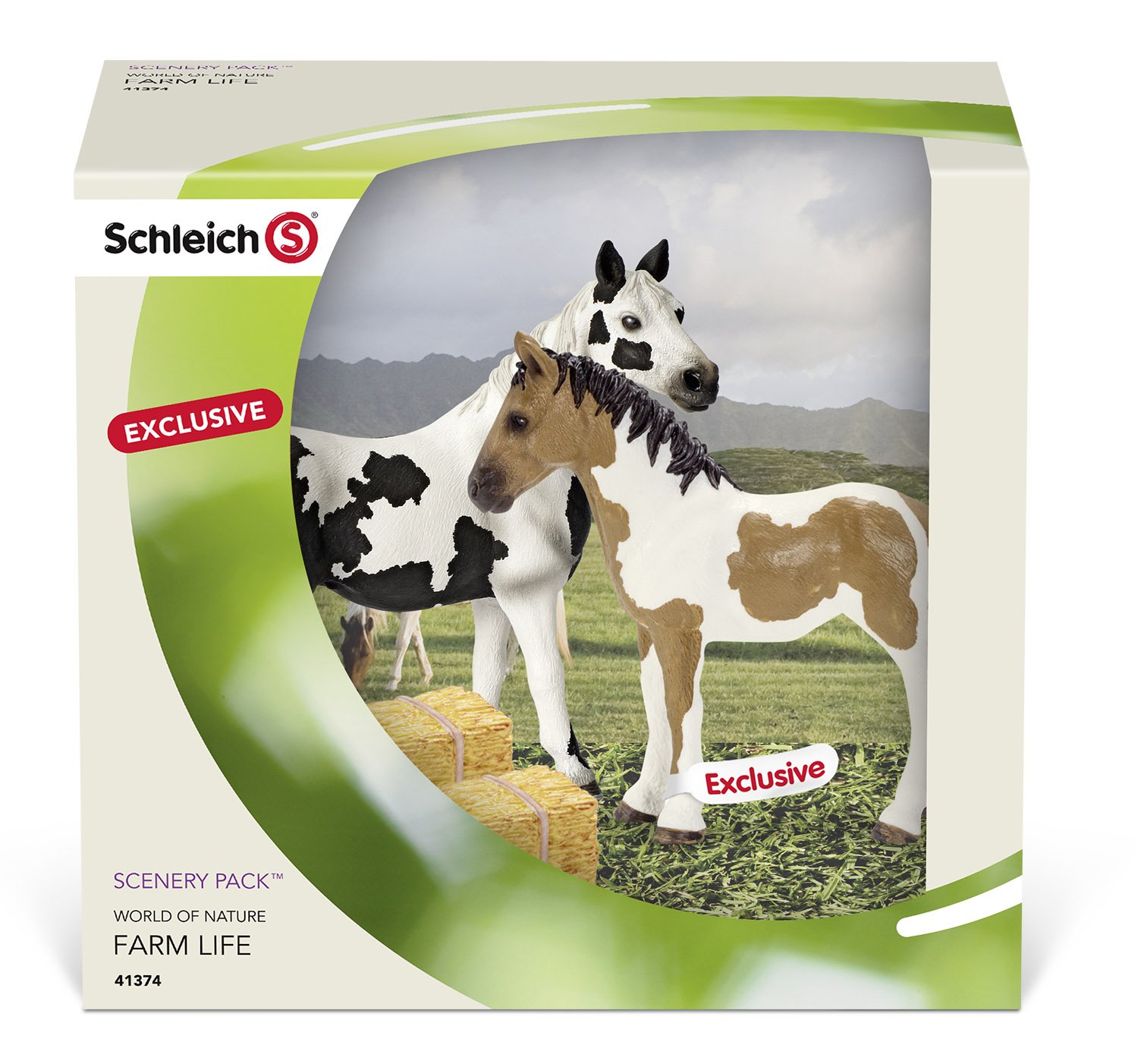 Schleich Pinto Mare And Yearling Scenery Pack Desertcart Seychelles