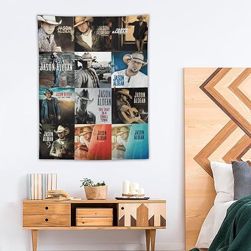 Miniatura 4 de MUTIYAAR Tapiz con texto en inglés Try That In A Jason de la ciudad aldea, póster estético, novedoso para colgar en la pared, tapiz de pared para