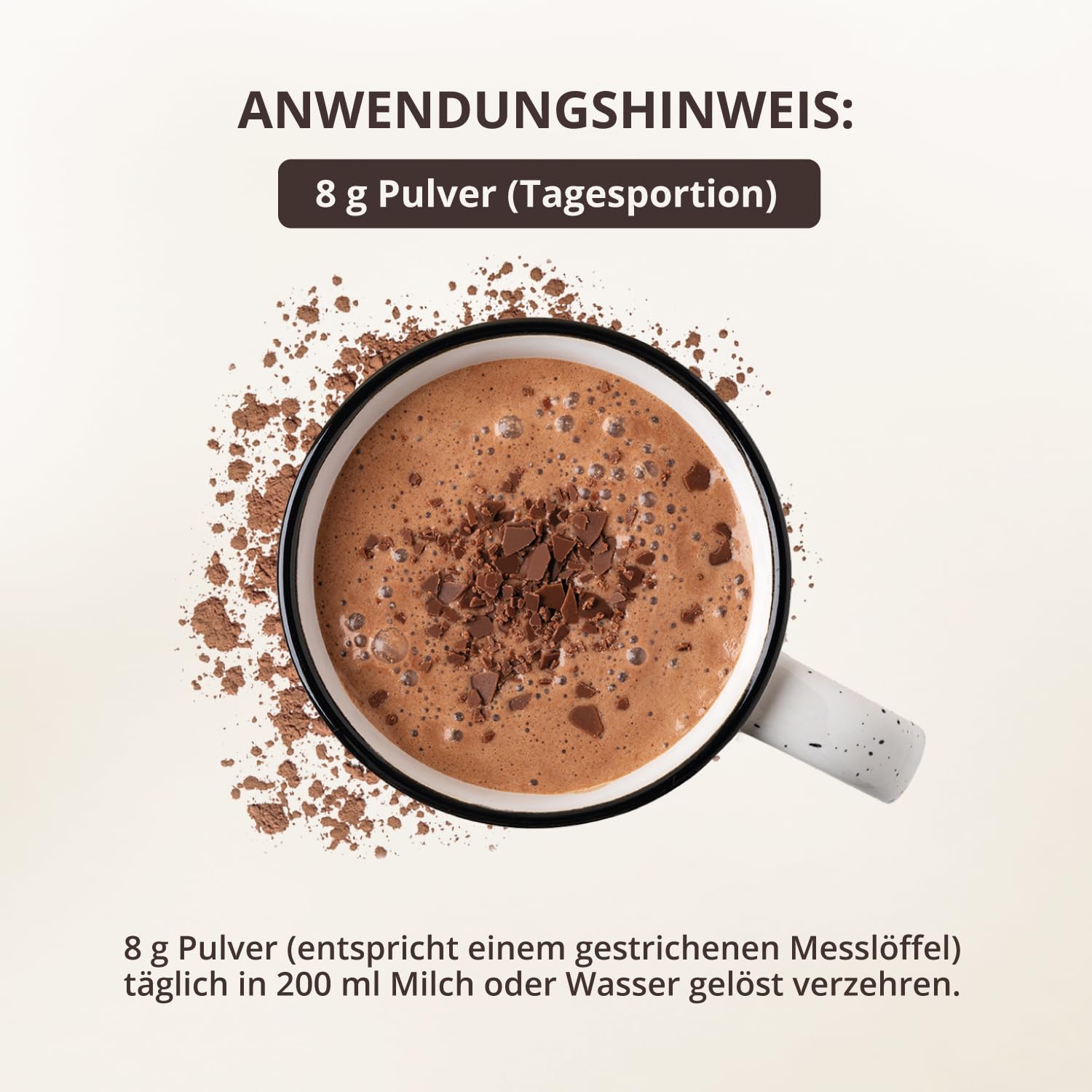 BodyFokus Kakao Superfood Zauber 54% Kakao Kakaobohnenextrakt Pulver 250 g