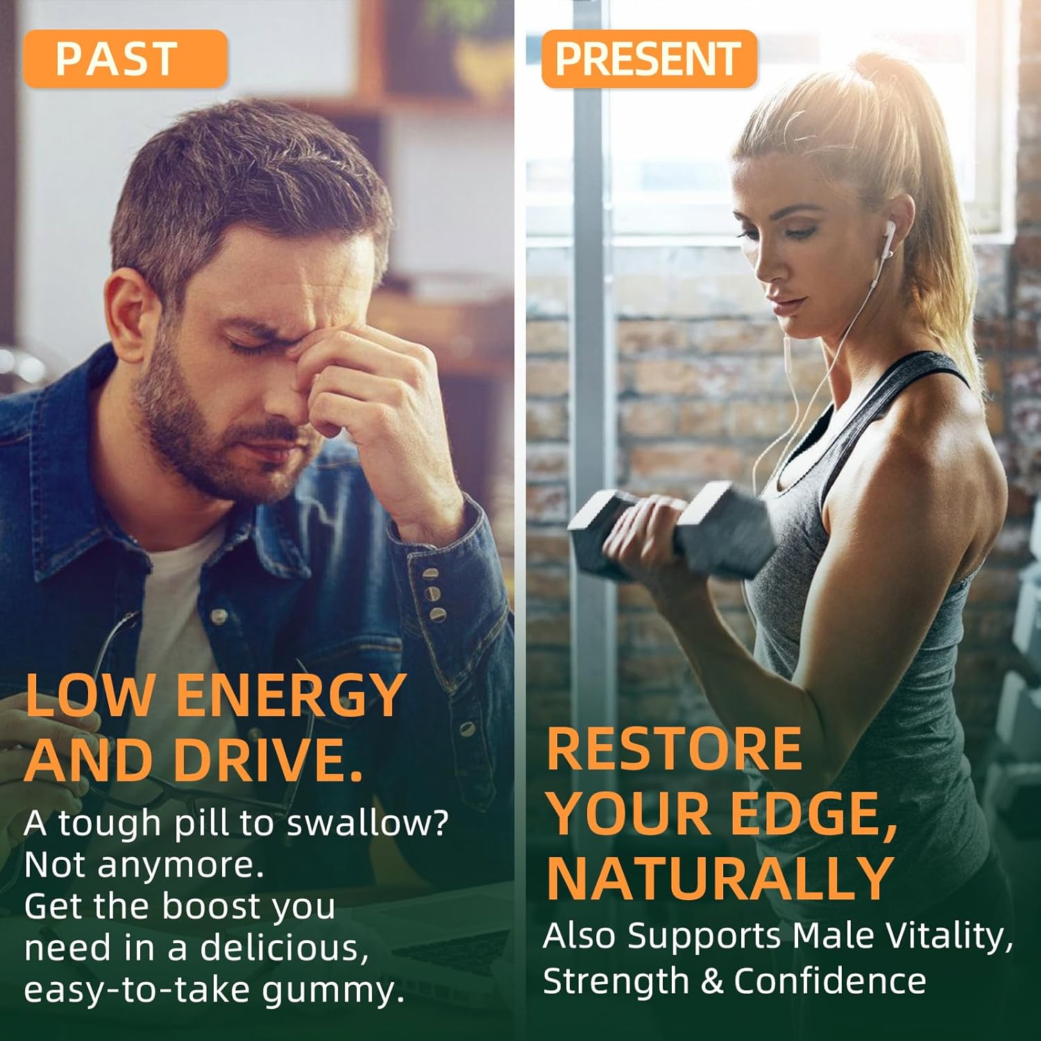 10-in-1 Alpha Shilajit Gummies for Men & Women 4000mg, No Added Sugar,Ashwagandha, Gokshura, 75%+ Fulvic Acid & 85+ Trace Minerals, Non-GMO, 100% Natural (60 Gummy)