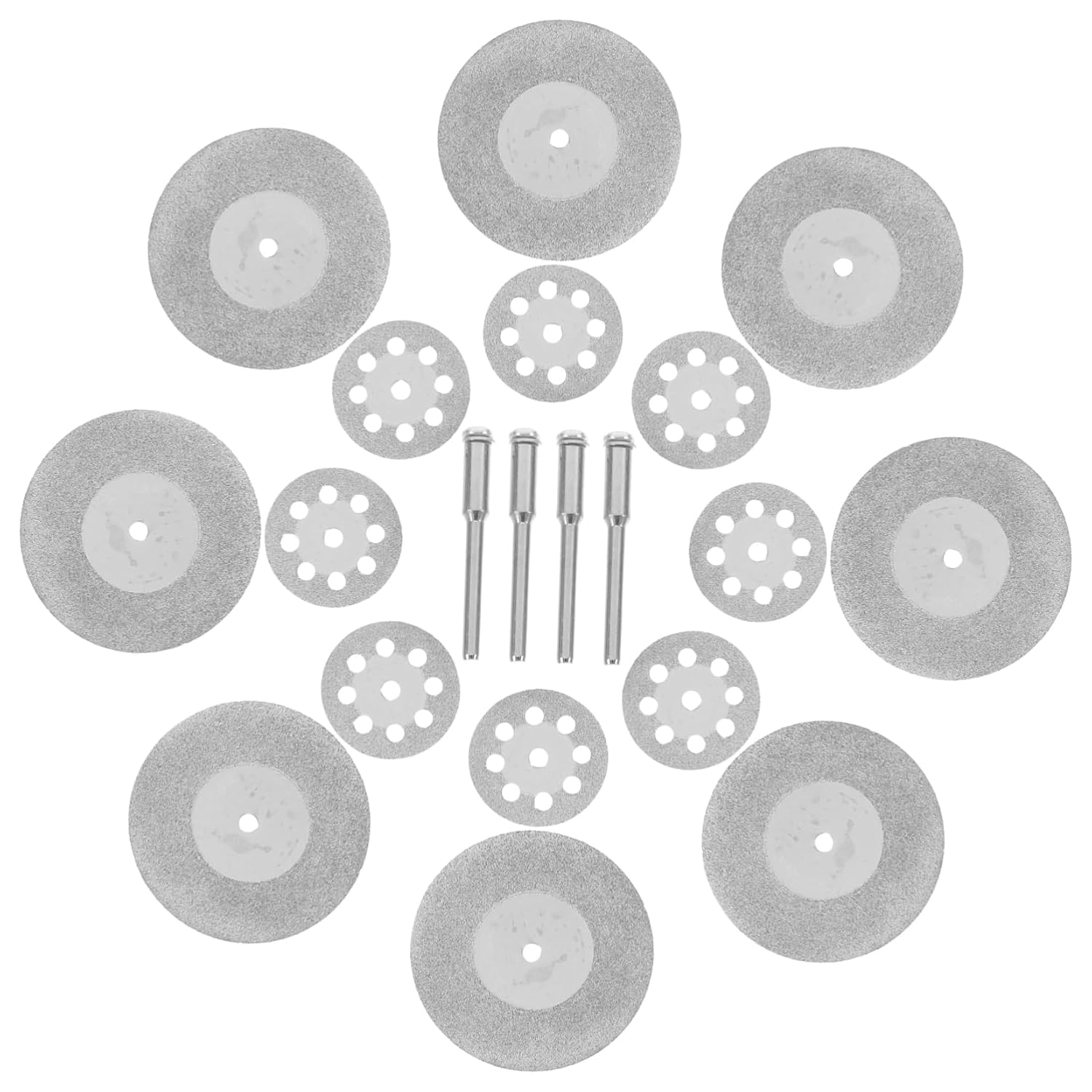 Homoyoyo Rotary Tool Metal Cutting Discs Small Diamond Cutting Wheel Mandrel for Wood Carving Siding Tile Drill