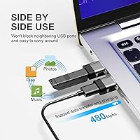 Vista 21 de USB to USB C Adapter,USBA to USBC Adapter,Type C Female to USB A Male Adaptor,USB-A Adapters,USBC Converter for iPhone 16 15 Multi