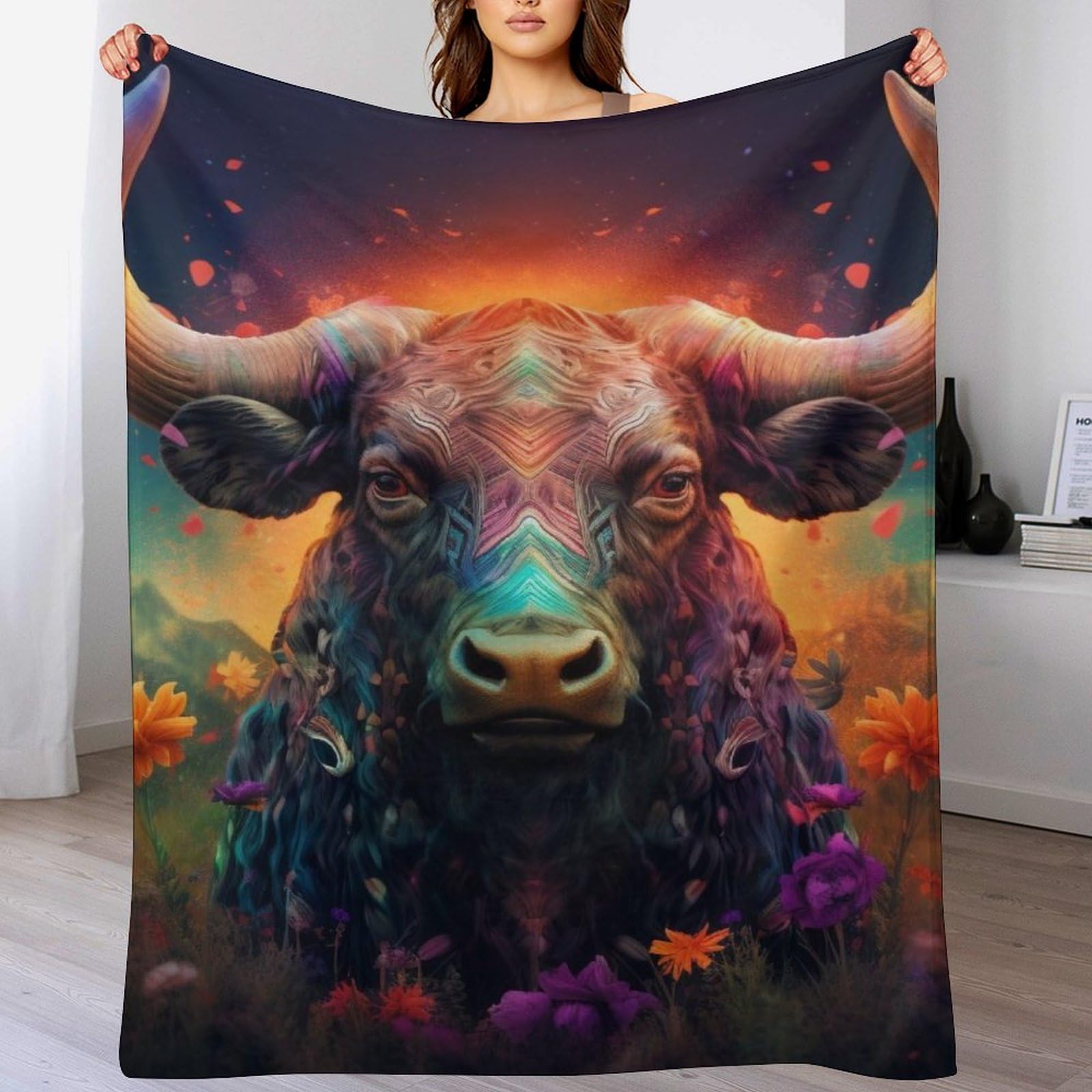 Couvertures de décoratifs pour home office et voyage 100x130