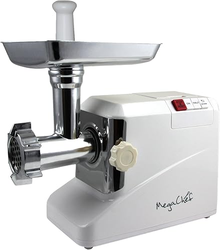 Mega Chef - Picadora de carne automática de 1800 vatios para uso doméstico