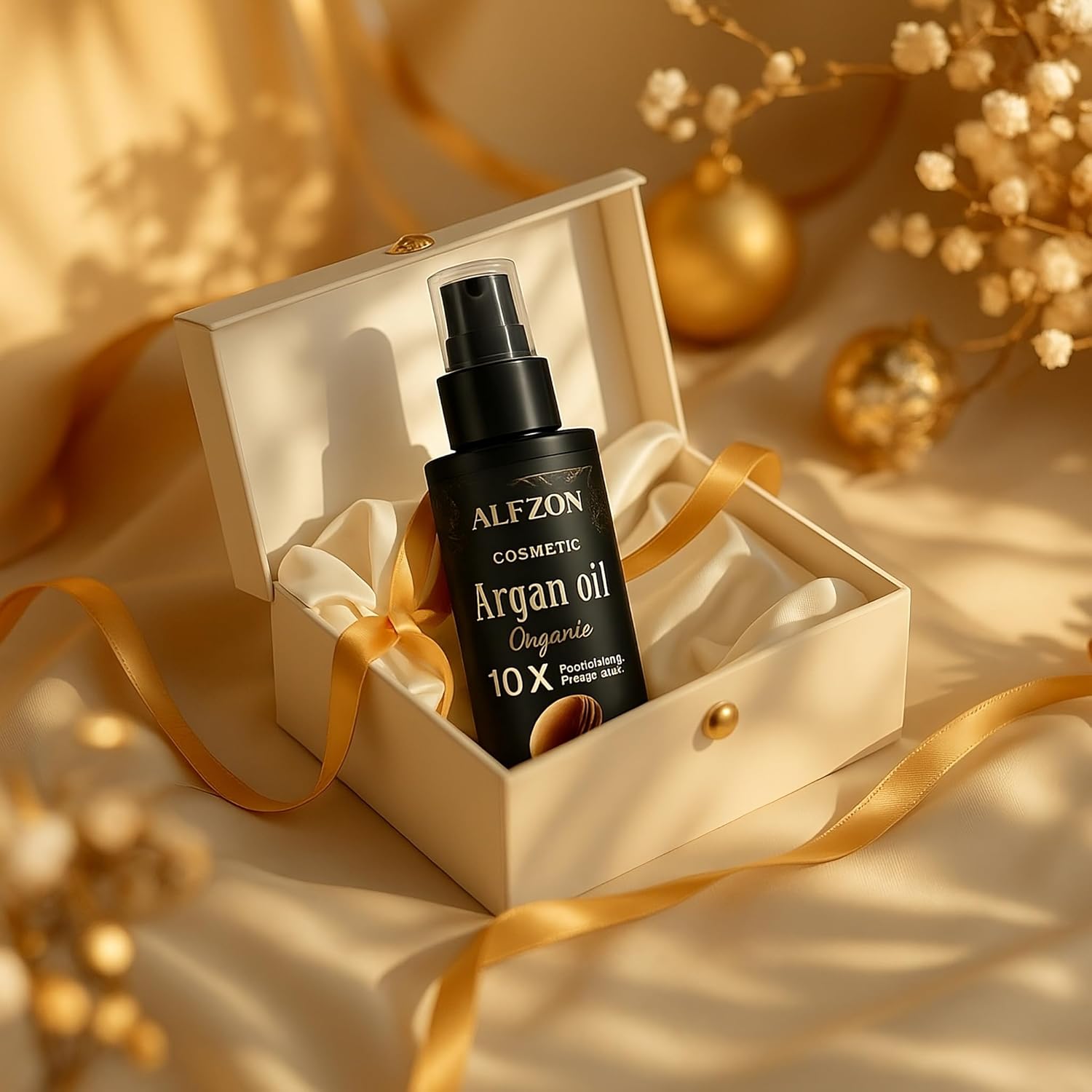 ๐๐๐๐ฉ๐๐ Moroccan Argan Oil 100% Pure USDA Organic Cold Pressed Lightweight Formula for Dry, Damaged & Curly Hair Boosts Shine, Controls Frizz, Hydrates Skin, Face, Body & Beard - 100 ml (3.38 oz) - Image 8