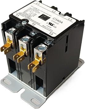 Packard 3 Pole 40 Amp 24 Vac Contactor C340A