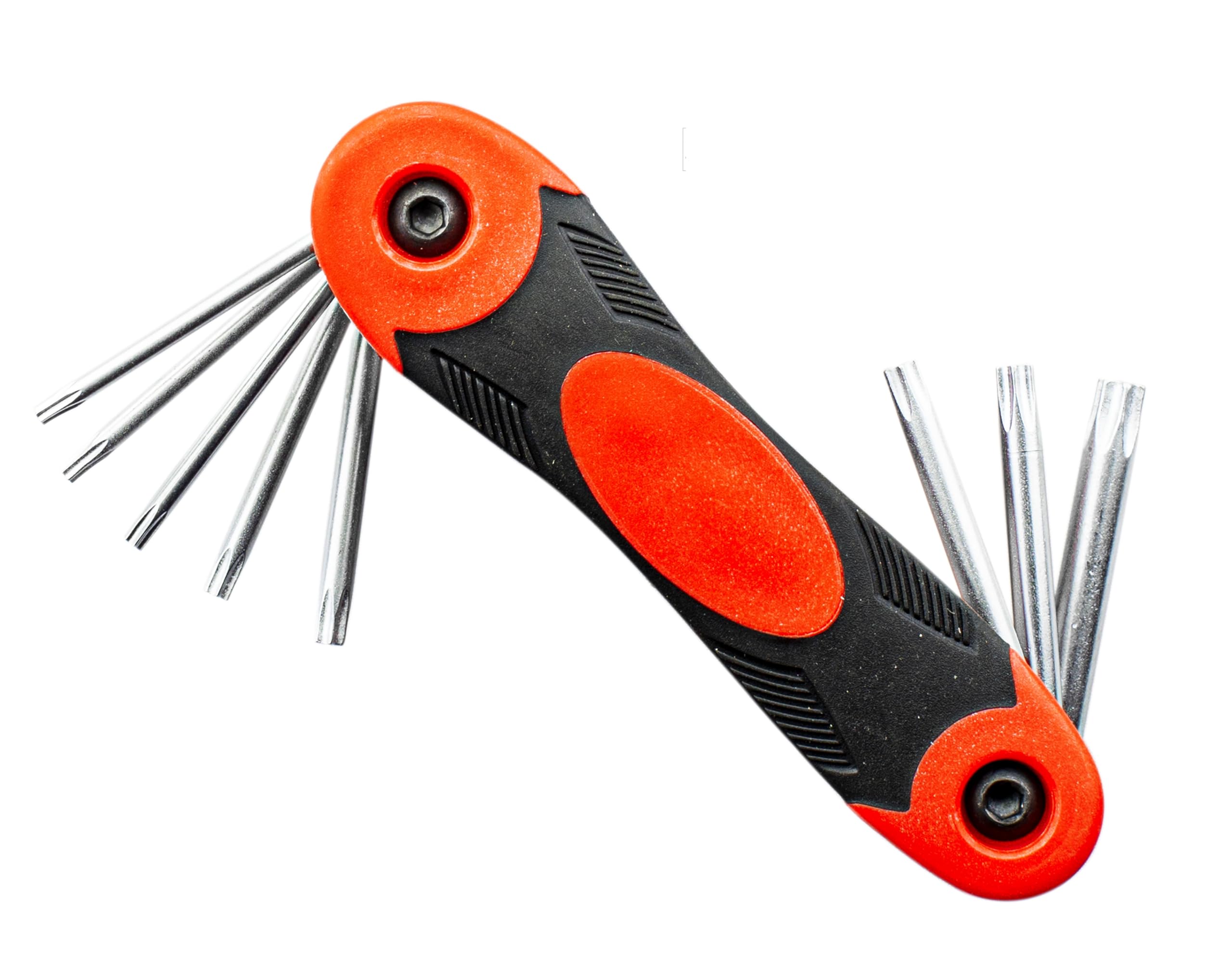 Emerald Folding Hex Key Set, 8 Pieces – Compact Allen Wrench Set with Ergonomic Handle for Easy Storage