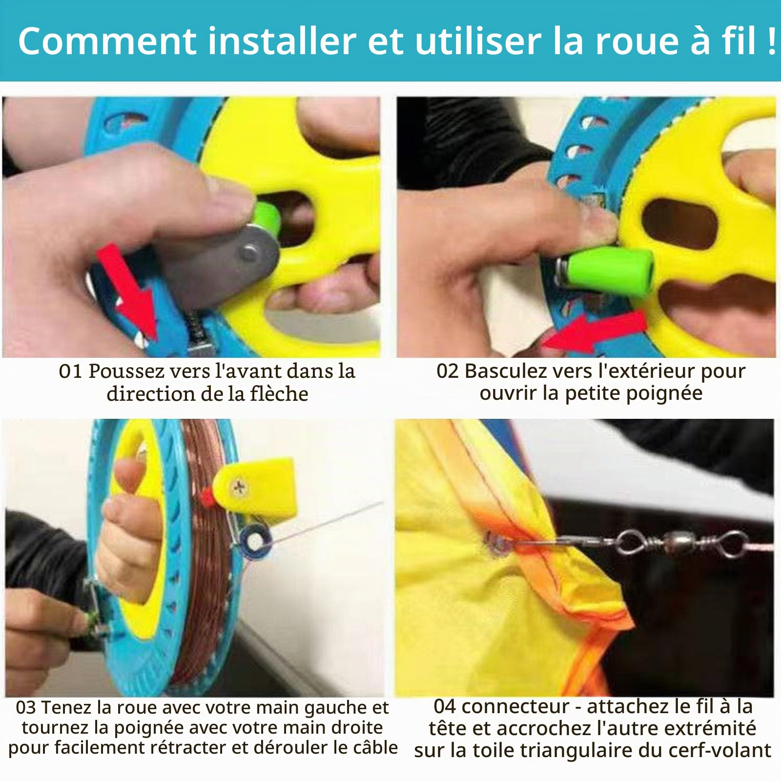 EIHI 2 pièces 12cm Planche À Enrouler en Fil De Kite Ligne Cerf-Volant avec Poignée, Bobine Enrouleur et 100m Ligne, cerf volant, cerf volant enfant EIHI 2 pièces 12cm Planche À Enrouler en Fil De Kite Ligne Cerf-Volant avec Poignée, Bobine Enrouleur et 100m Ligne, cerf volant, cerf volant enfant