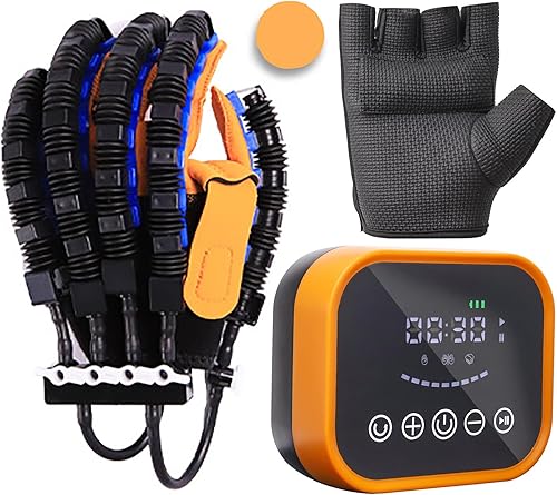 Hand Rehabilitation Robot Gloves for Stroke, ALS, Arthritic, Finger Exercisers Hand Recovery Device, Finger Independent Control Training, Strength
