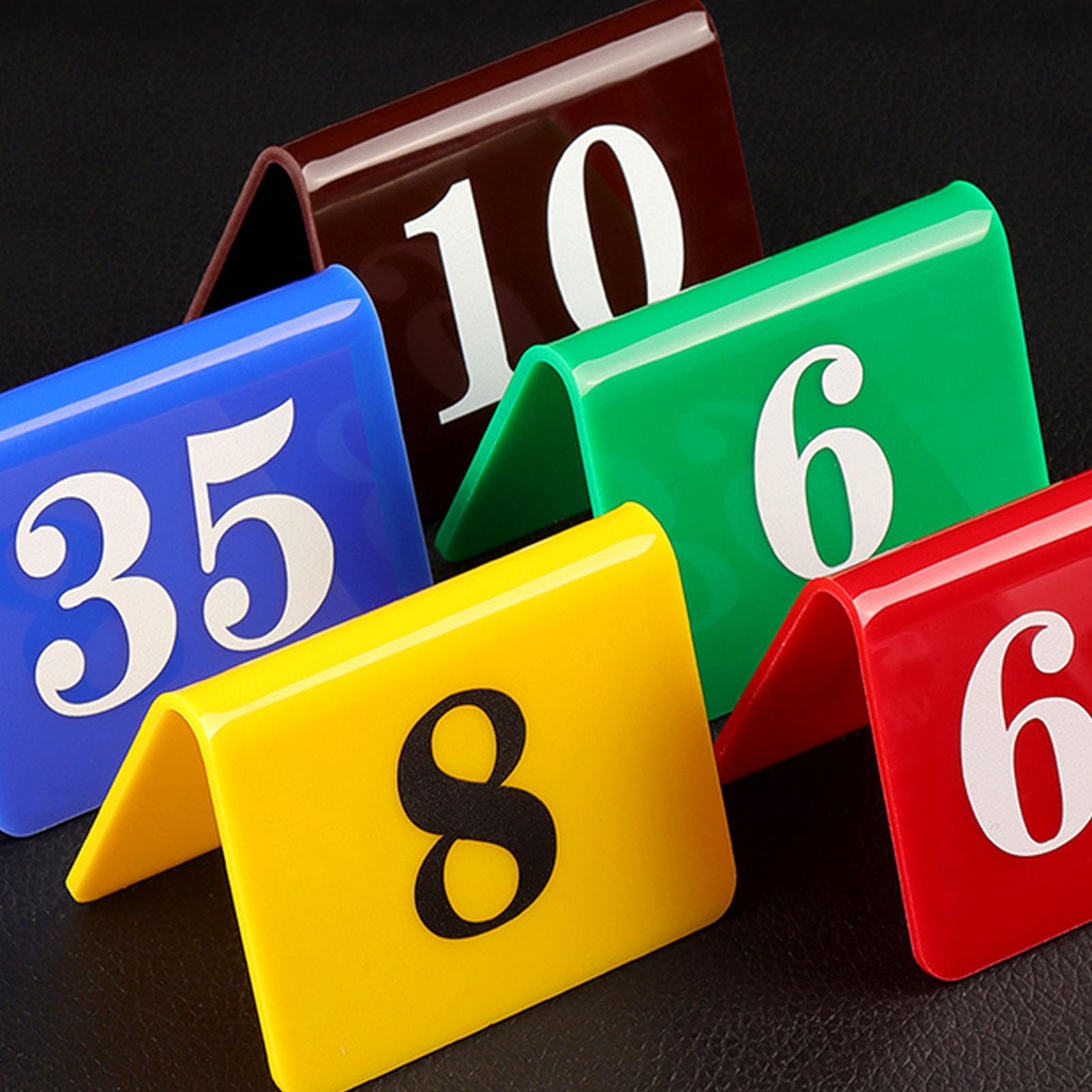 Numery Stołów Weselnych 1-10, 1-20, Dwustronne Numerowane Namioty Stołowe, Akrylowe Numery Stołów, Numery Stołów do Restauracji, Wesel, Ceremonii(Green,1-50)