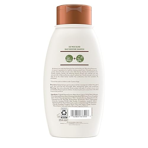 Miniatura 2 de Aveeno Farm-Fresh - Champú sin sulfatos de leche de avena coloidal y leche de almendras champú hidratante para todo tipo de cabello seguro para
