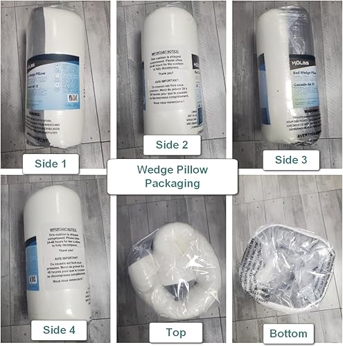 Vista 18 de Kolbs - Almohada de cuña de cama tamaño matrimonial para cabecero Almohada moderna y elegante para llenar el espacio entre la cabecera