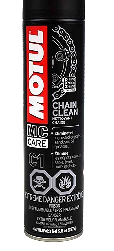 Miniatura 3 de Motul 103243 C1 Chain Clean O, X & Z-Ring Compatible con 13.5 fl oz9.8 fl oz lata 8 unidades