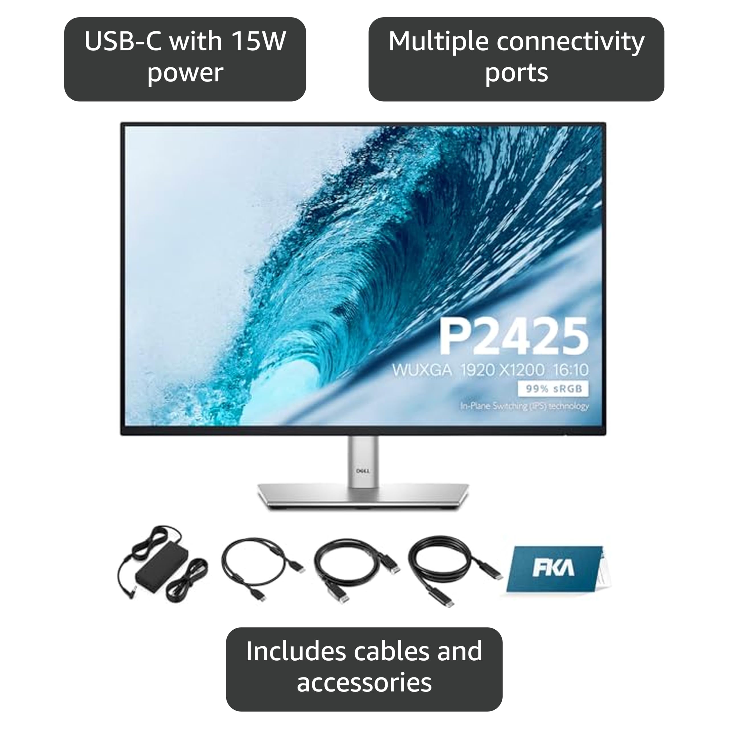 Amazon.com: Dell Pro 24 Plus P2425E Monitor - 24.07 Inch, WUXGA