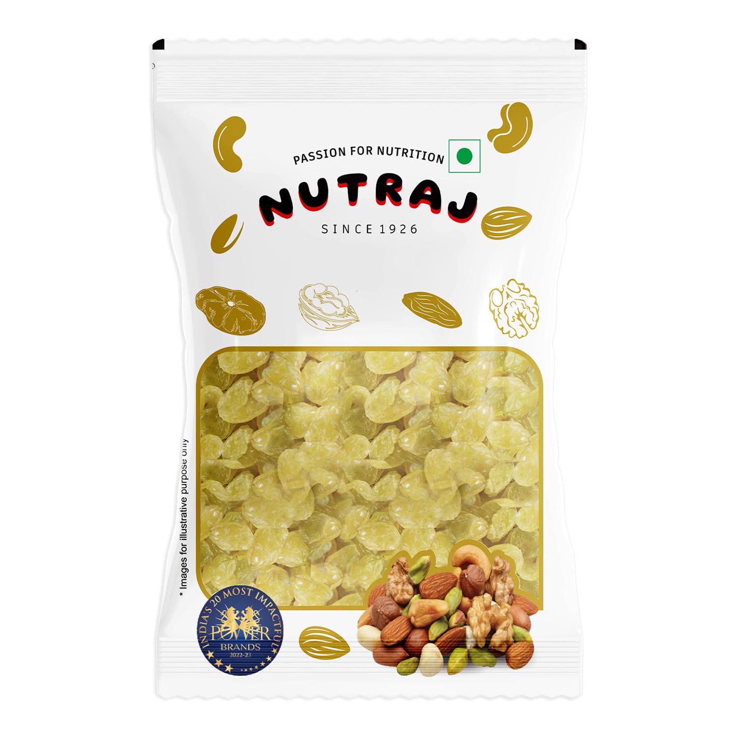 Nutraj Raisins 200 grams | Kishmish | Rich in Iron & Vitamin B | Special Seedless Green Kishmish | Healthy Snacks | Dry Fruits | Healthy and Tasty Snacks (B0CLGW3TS7) Amazon Price History, Amazon Price Tracker