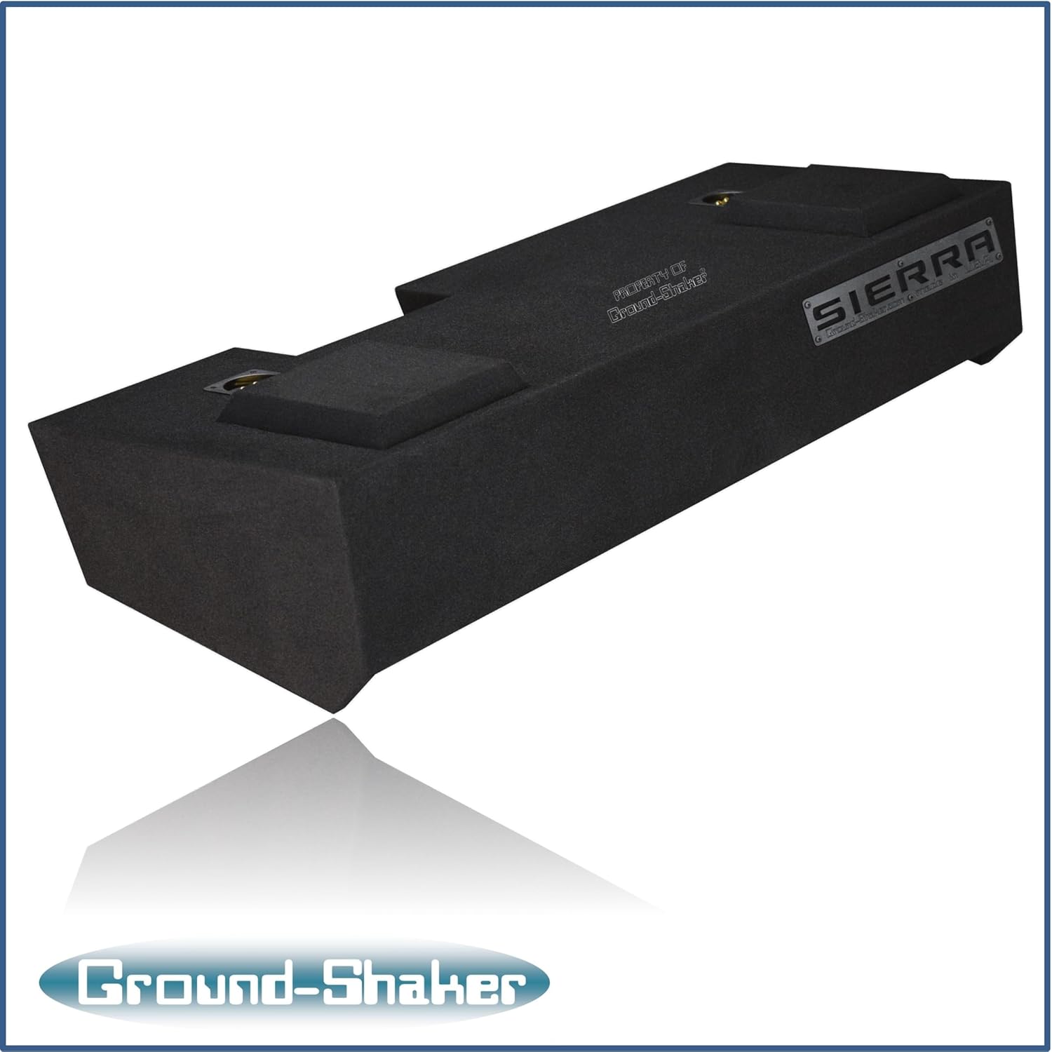 Generic 2019-2024 Sierra Crew Cab Truck Sub Box 12"" Dual Subwoofer Enclosure