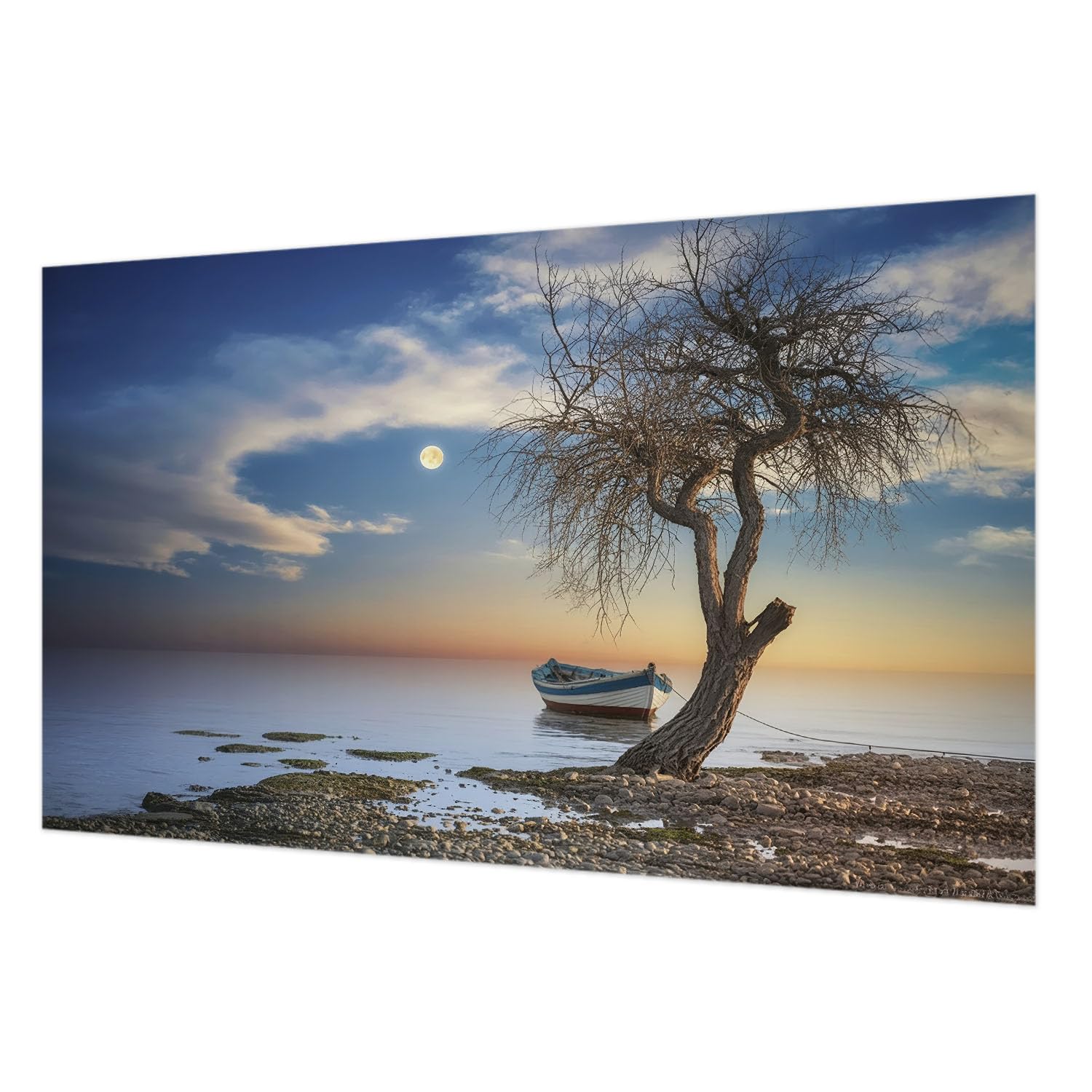 Tapisserie intissée 416x254 cm paysage paisible avec colle incluse