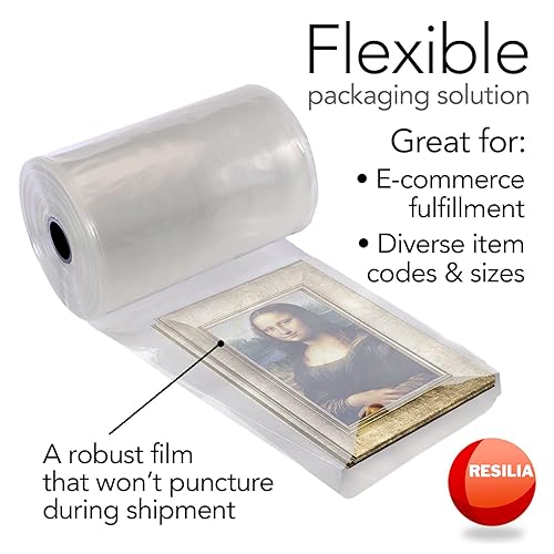 Miniatura 8 de RESILIA Rollo de tubo plano de polietileno - Polietileno de grado alimenticio, solución de embalaje de bolsas de polietileno personalizadas, 4