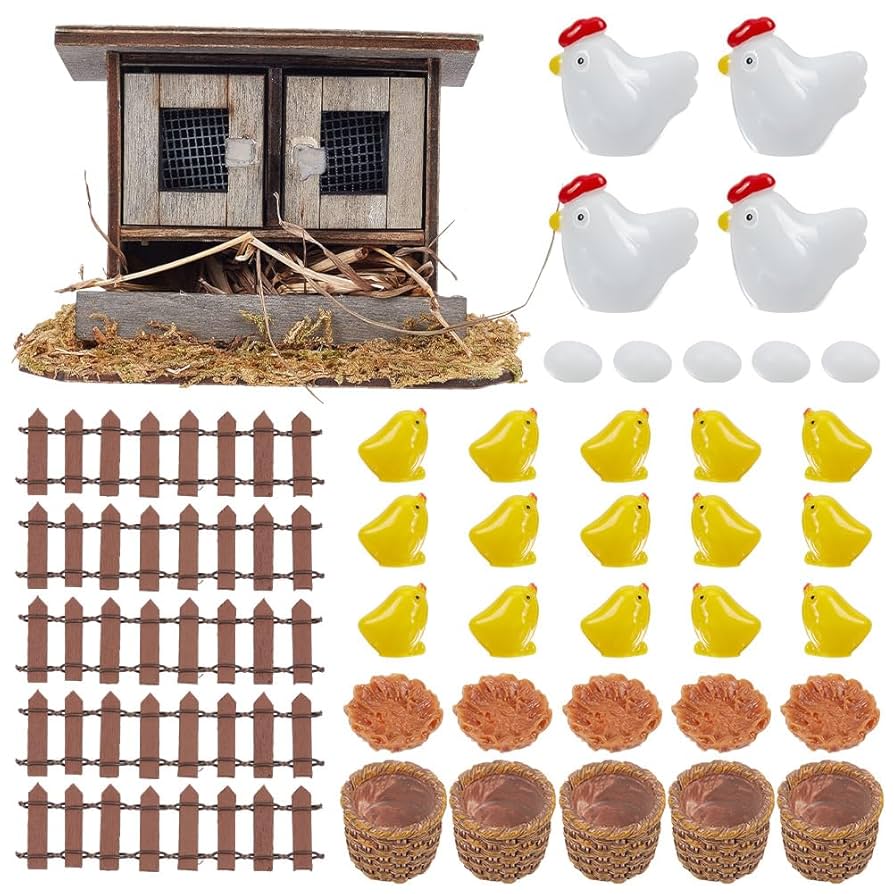 コパークラフト  鶏と子供 コパークラフト 鶏と子供