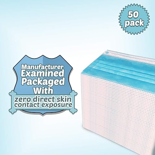 Miniatura 2 de Máscara facial desechable de 3 capas, cubierta de boca transpirable hecha con polipropileno y bucles elásticos para las orejas, ideal para viajes,
