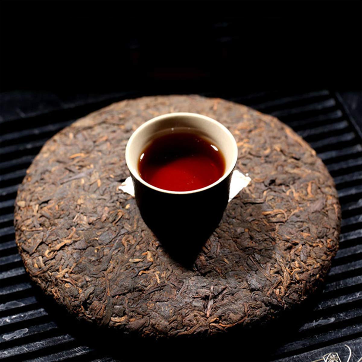 Amazon.co.jp: 357g1980年代雲南大井調理プーアル茶プーアル茶紅茶古代