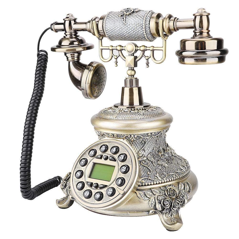 Telefono Fisso retrò ， Telefono Fisso ID chiamante Automatico Funzione di richiamata Registri delle chiamate IP Automatico