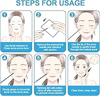 Vista 7 de Herramientas Removedoras de Puntos Negros Kit de Herramientas para Reventar Espinillas, Extractor de Comedones Kit de Eliminación de Acné