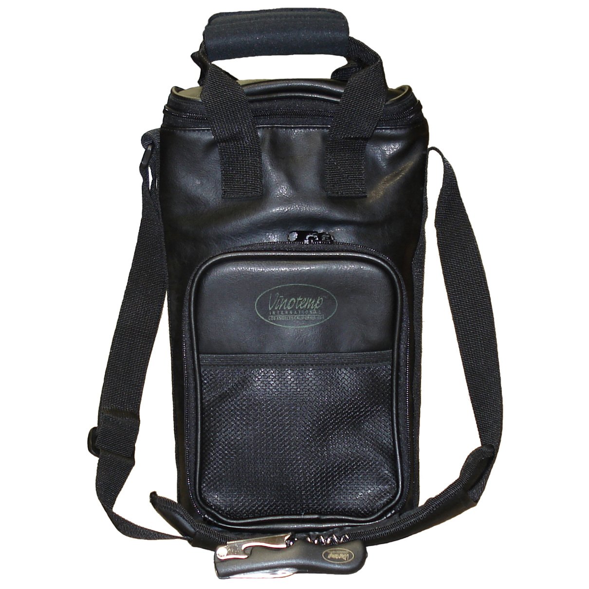 Vinotemp Faux Leather Wine Carrier