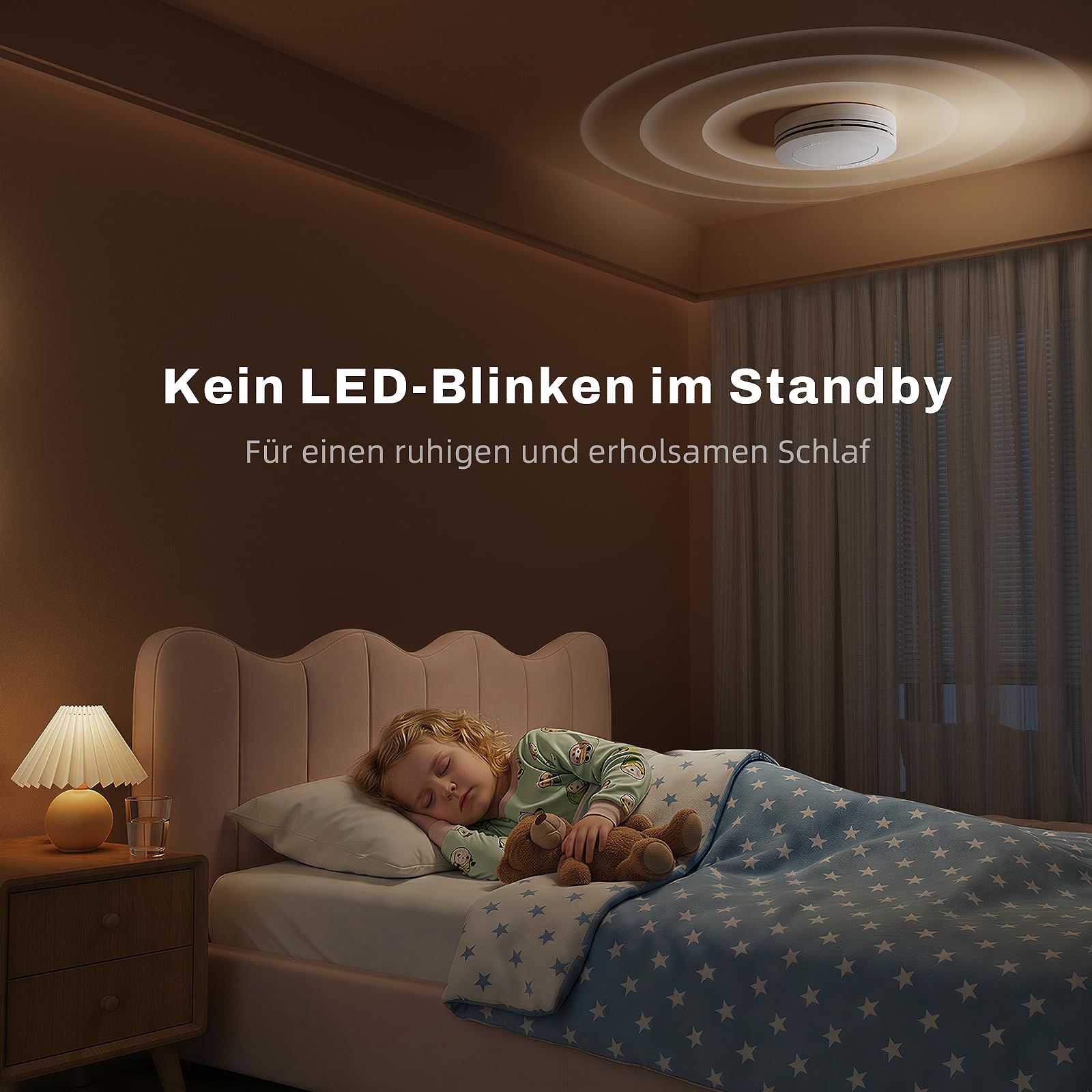 Safeliveo Rauchmelder 10 Jahre Batterie, TÜV-Zertifiziert,Rauchwarnmelder mit Klebepads,85 dB Alarm, Mini Feuermelder ohne blinkende LED, Stummschaltfunktion, 3er Set