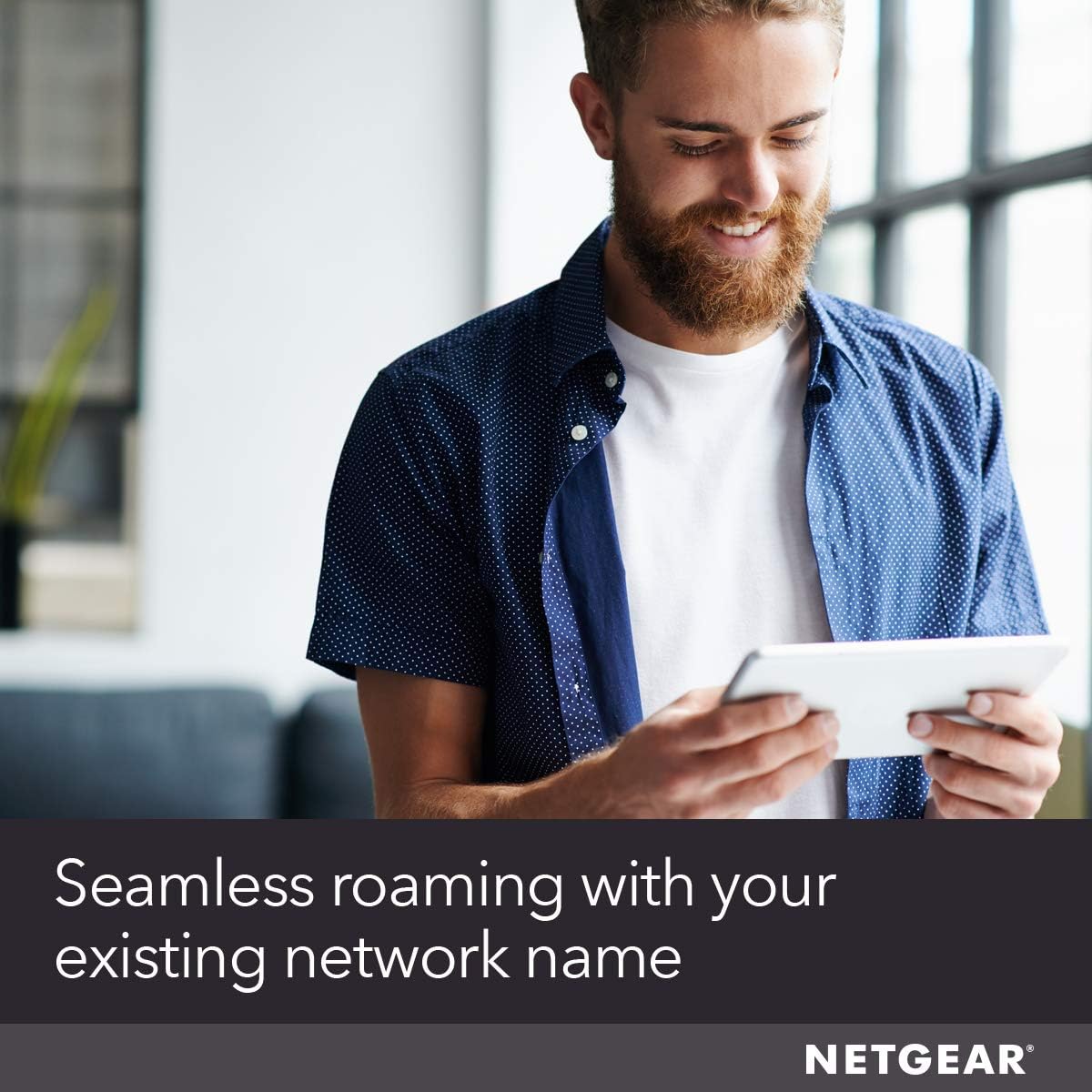 NETGEAR WiFi 6 Mesh Range Extender (EAX20) - Add up to 1,500 sq. ft. and 20+ Devices with AX1800 Dual-Band Wireless Signal Booster & Repeater (up to 1.8Gbps Speed), Plus Smart Roaming
