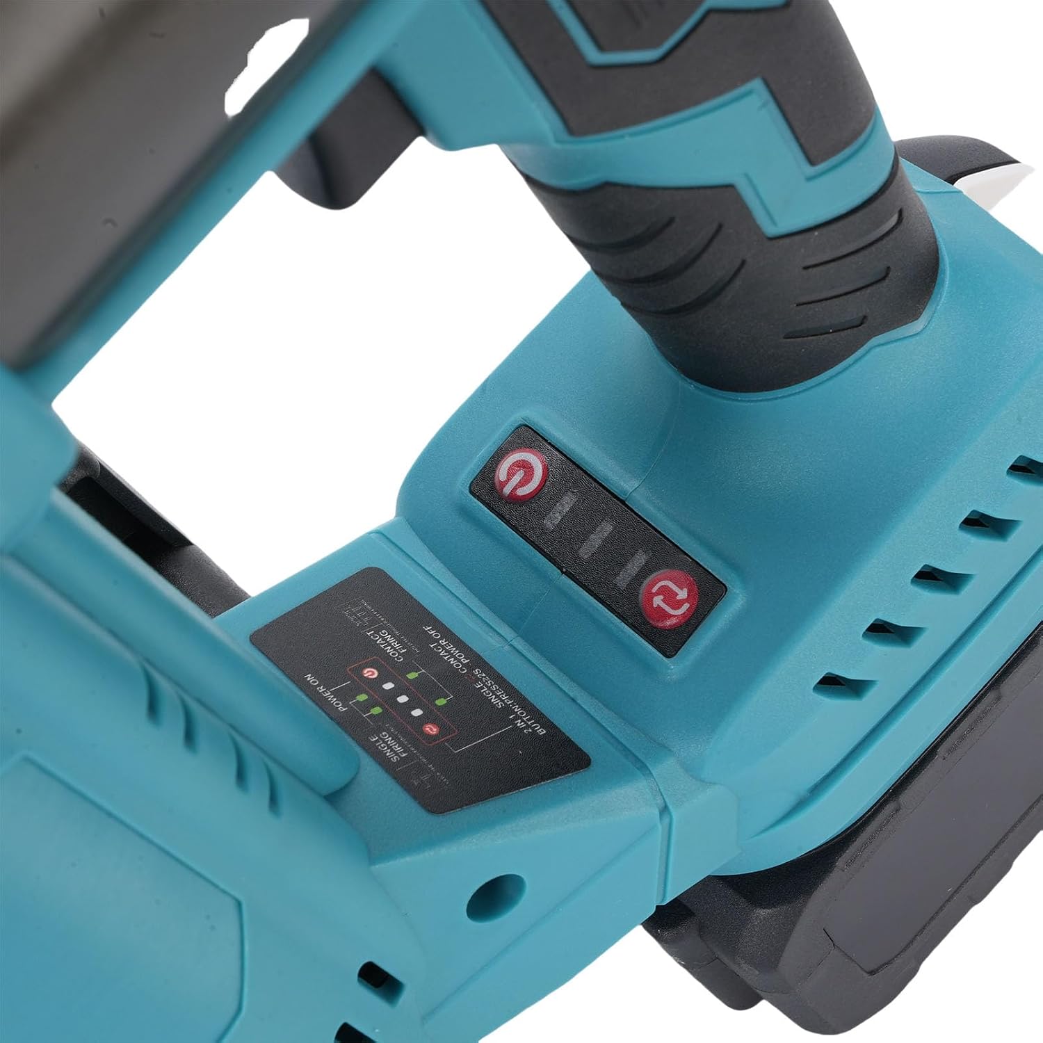 18V Brad Nailer Cordless, Battery Powered Electric Nail, Brushless Brad Nailer with 100PCS Nails, Straight and U Staple, Ideal for Woodworking & Home Carpentry