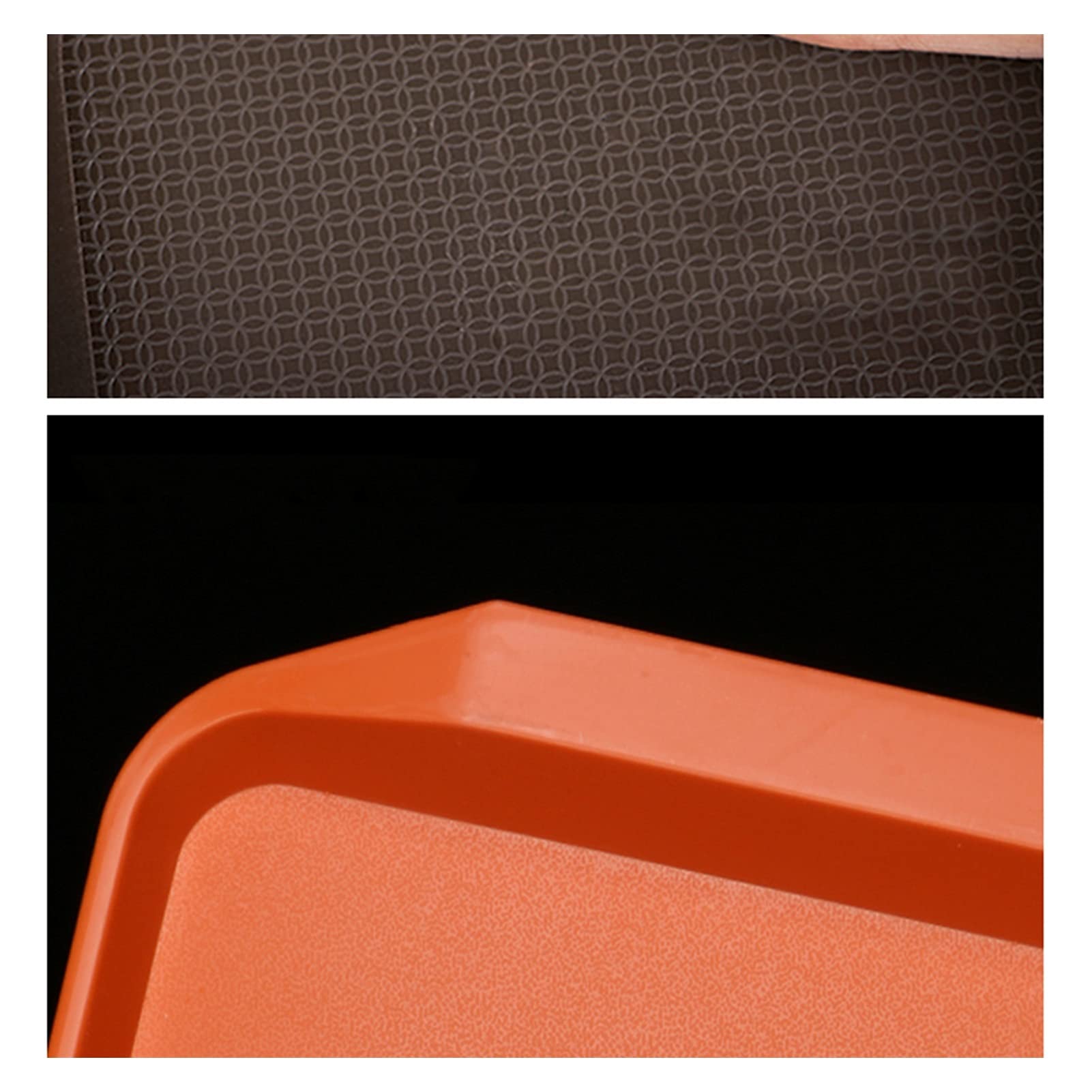 Bandeja rectangular multiusos para servir para fiestas de restaurante, mesa de café, cocina, 43 cm, bandeja antideslizante para comer y servir