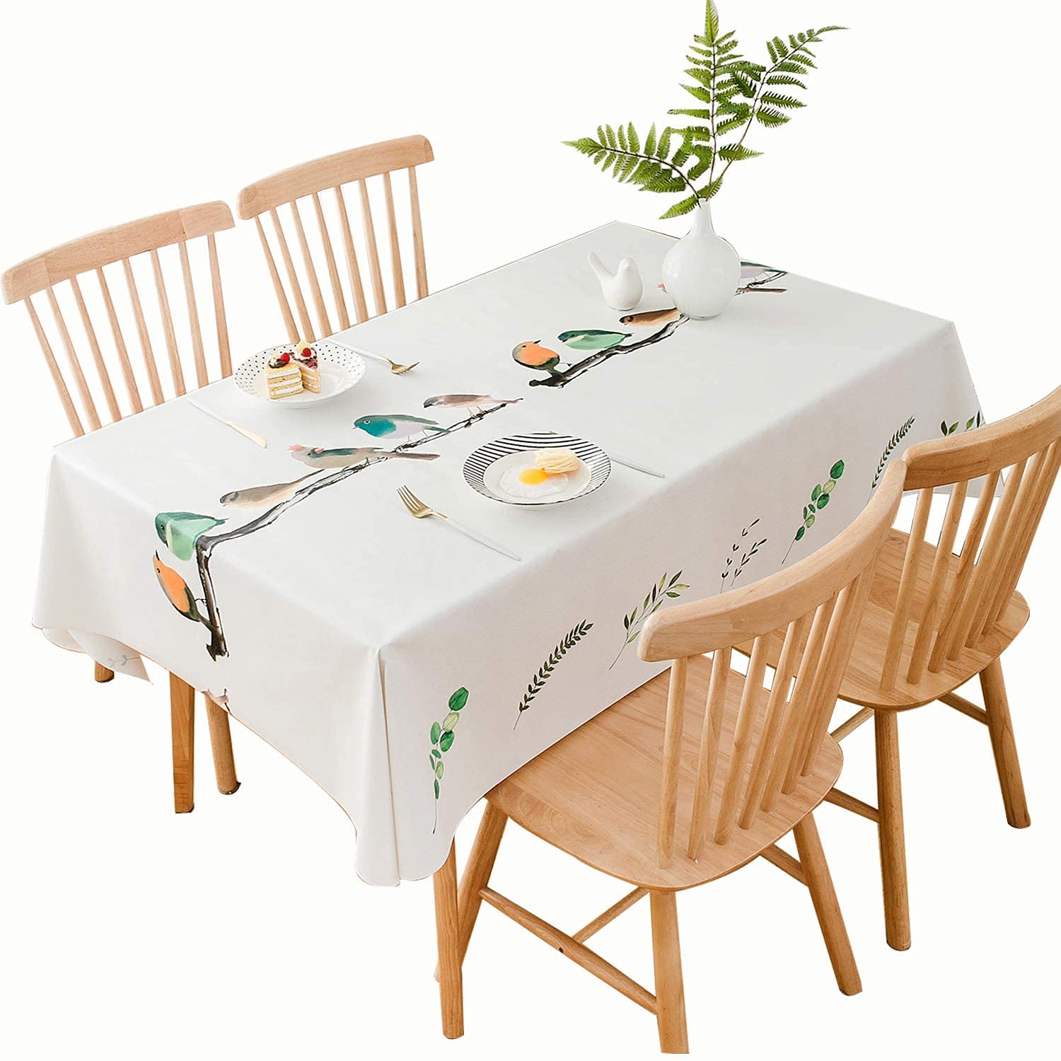 Nappe rectangulaire antifouling facile à nettoyer pour table de jardin