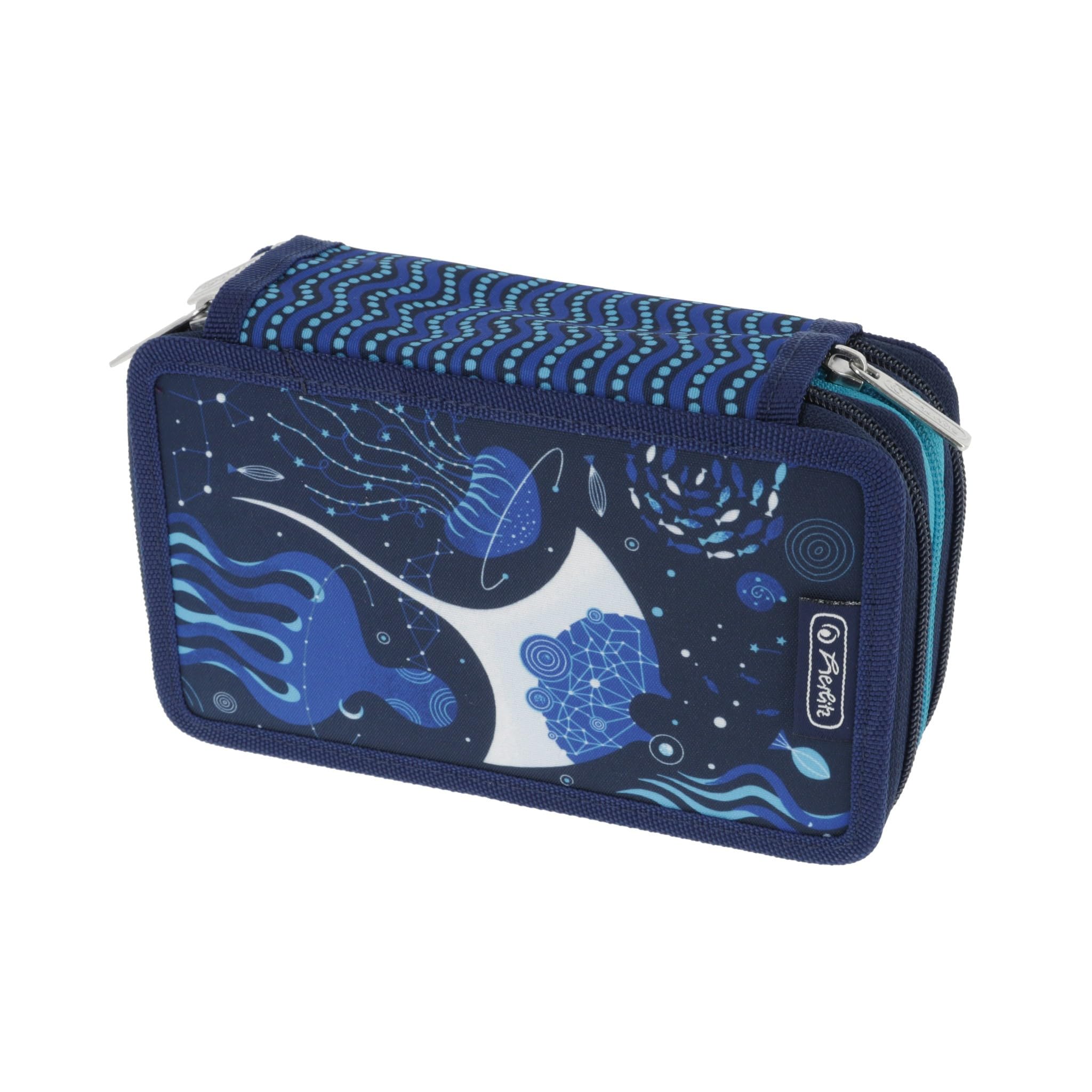 Herlitz Triple Decker TriCase gefüllt 3-fach Federtasche Federmappe Schüleretui Herlitz Triple Decker TriCase gefüllt 3-fach Federtasche Federmappe Schüleretui