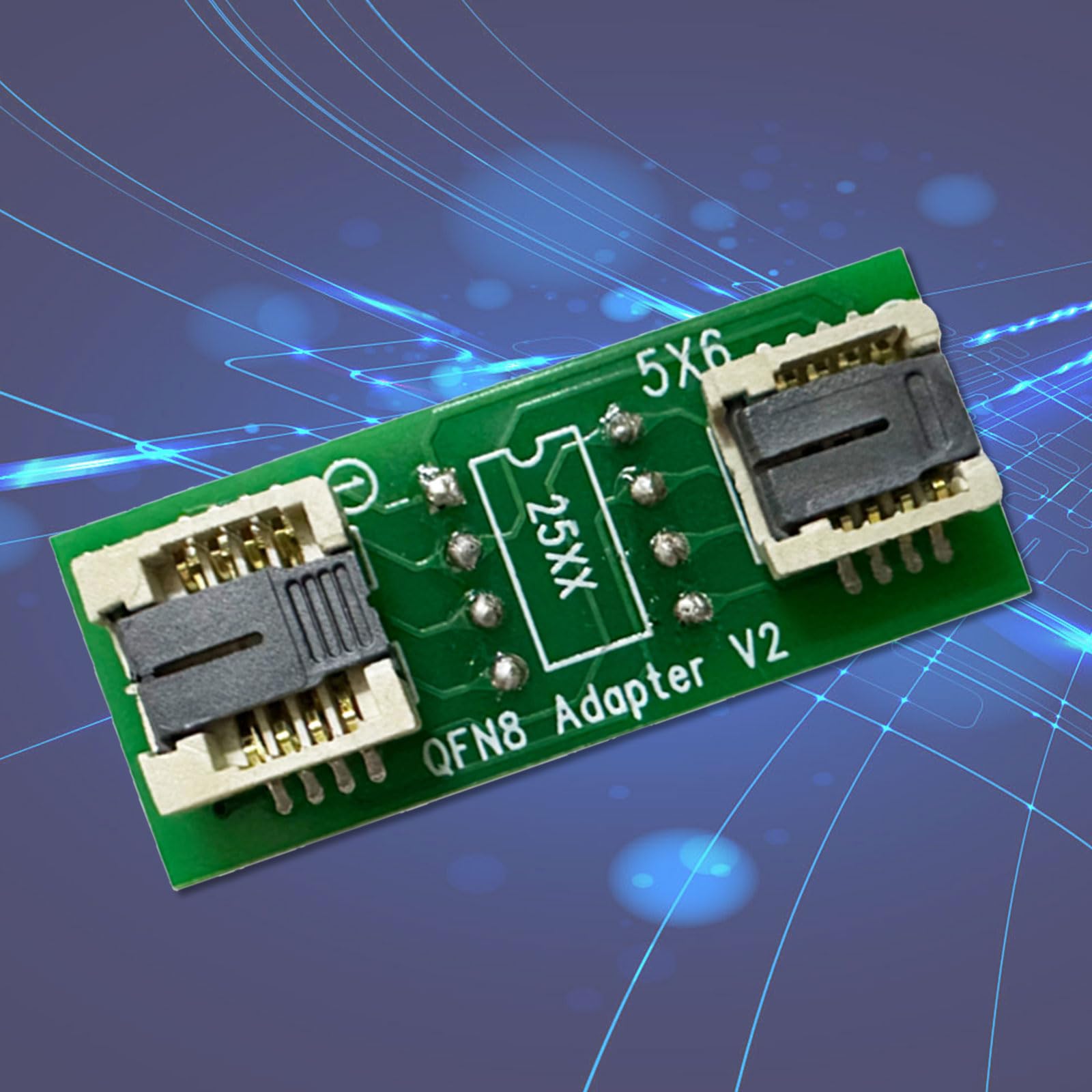 Adattatore multifunzione QFN8 WSON8 MLF8 MLP8 DFN8 a DIP8 per programmazione chip ed editing in laboratori elettronici