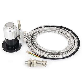 RATTMMOTOR Normally Closed Mach3 CNC Automatic Tool Sensor Gauge Changer CNC Z Axis Probe Tool Touch Sensor Setter Setting 4 Wires for CNC Router Engraver Machine