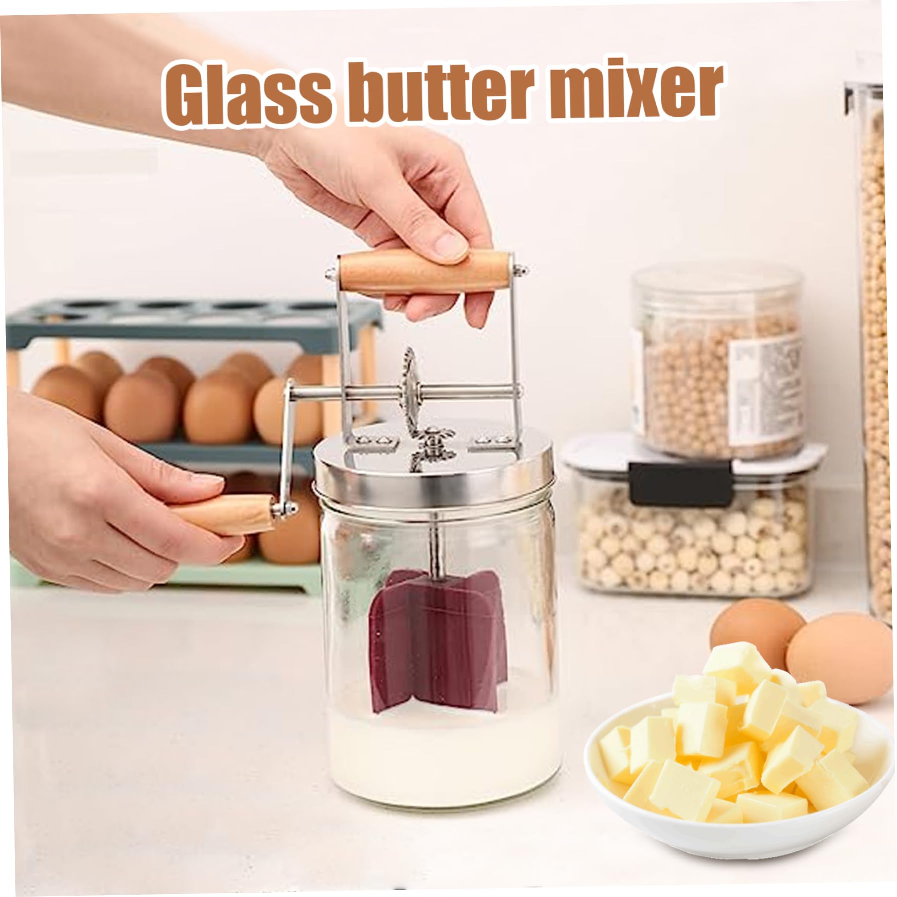 Amazon.com | Butter Churner 1500ml Manual Butter Churn Hand Crank