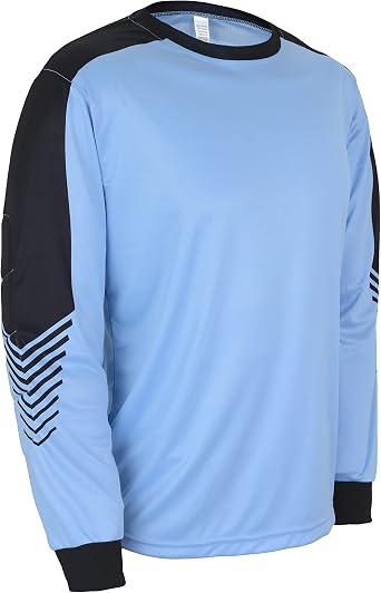 Antica Goalkeeper Jersey, Padded Soccer Goalie Shirt, Youth and Adult Sizes