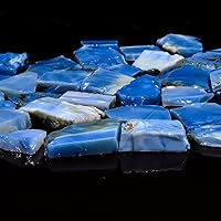 Vista 62 de Natural Yaxaite Raw Slice Gemstone- Healing Crystals for DIY Jewelry Making -Loose Natural Cabochon -Perfect for Crafting Unique Jewelry Designs