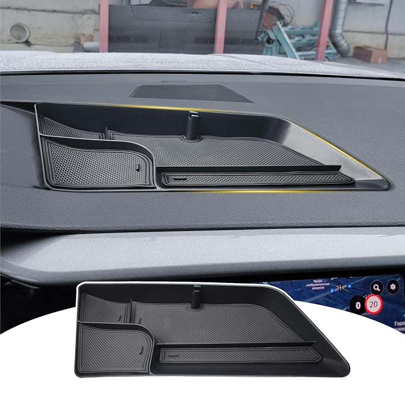 Organizador de painel para Volkswagen Taos 2022 a 2024 X-TKER com 3 compartimentos