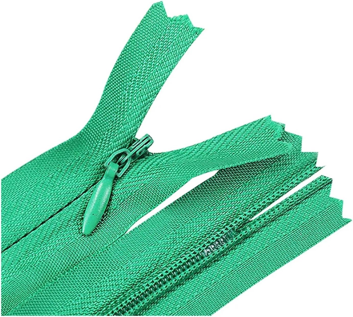 Invisible Zipper 6 Packs of Invisible Nylon Zippers, Suitable for Tailoring and Sewing, Bulk Zipper Pulls for Sewing Crafts Pocket Pillow(Orange)